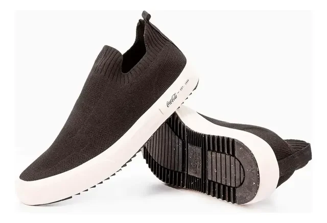 Tênis Coca Cola Slip On Calce Facil Stamp Chronos 2.0