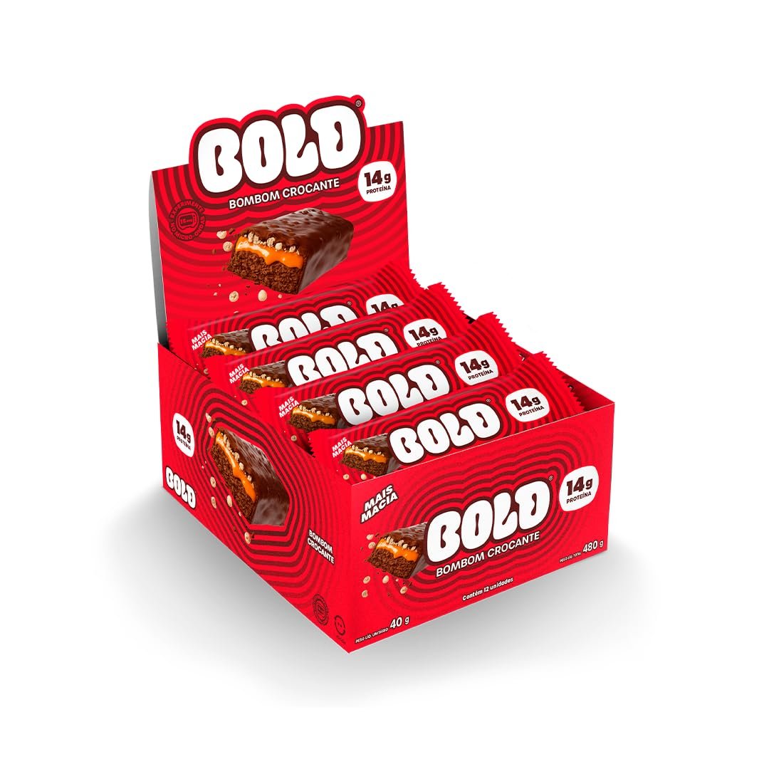 Bold Bombom crocante 40G -Display com 12 unidades