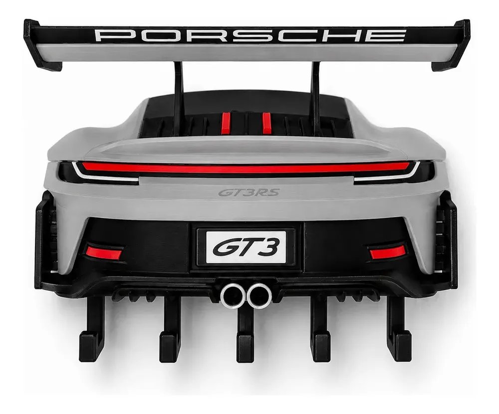 Porta Chaves Gt3 Rs 911 Decoração Automotiva Cinza Cinza