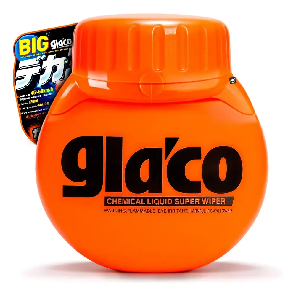 Cristalizador Vidro Big Glaco 120ml Repele Agua Parabrisa