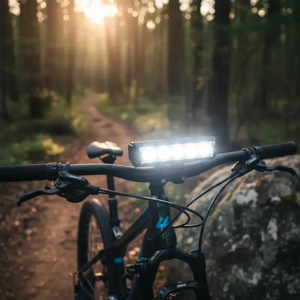 Farol Monster 5 Led Tg3 Lanterna Bike 20.000 Lumens Usb