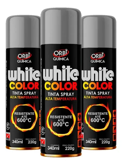 Kit 3 Spray Orbi Alta Temperatura 600ºc Uso Automotivo