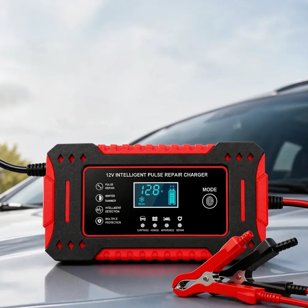 Carregador Bateria Carro Moto Bivolt Inteligente Kinetx