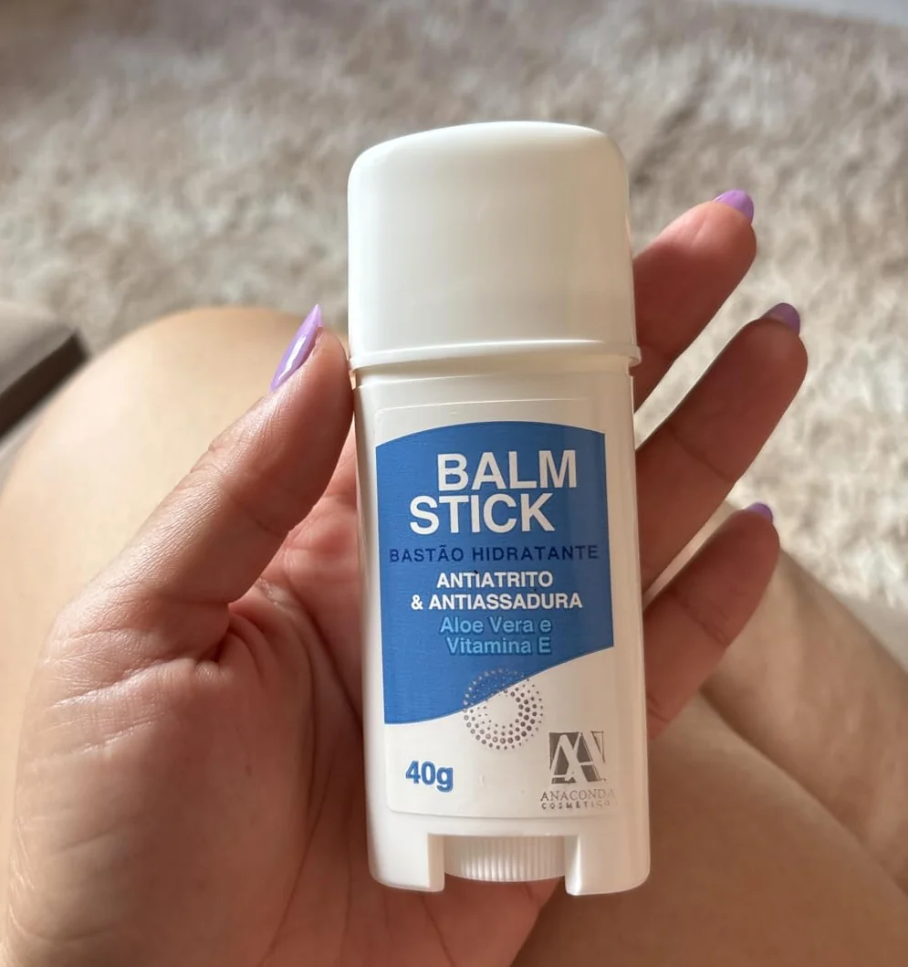 Balm Stick Bastão Hidratante Antiatrito e Antiassadura 40g