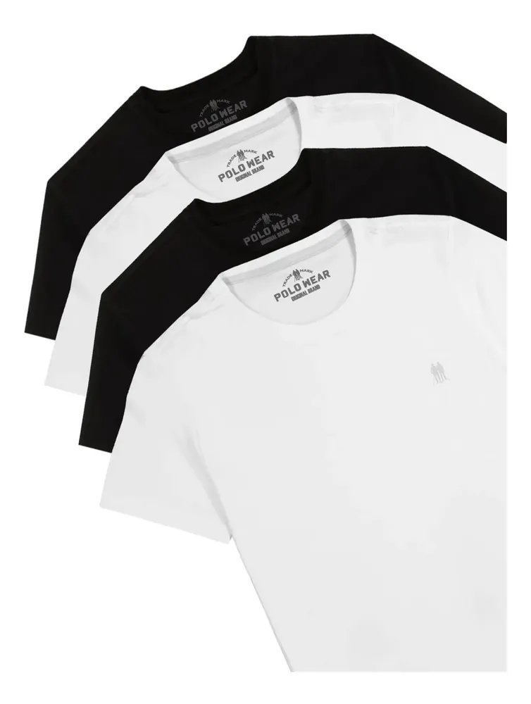Kit 4 Camisetas Masculinas Polo Wear Sortido Sortido G Liso