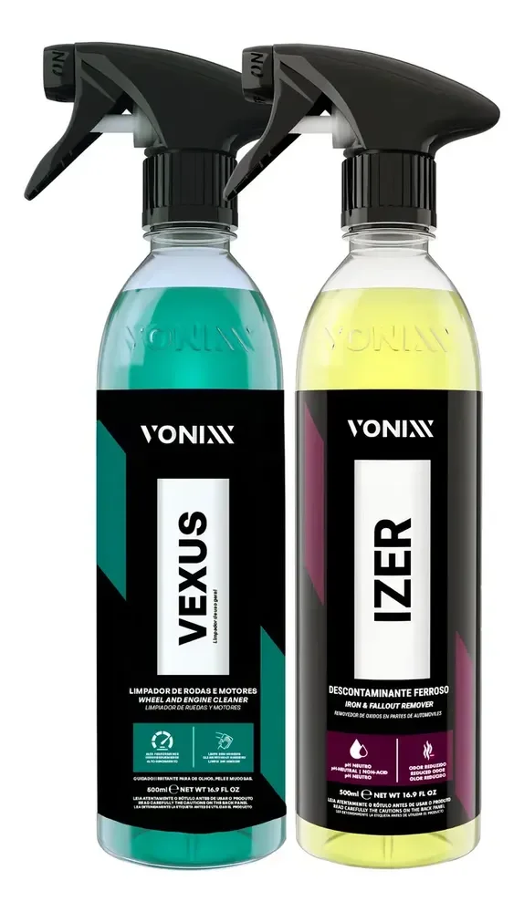 Kit Vonixx Desengraxante Automotivo 500ml Motor e Rodas