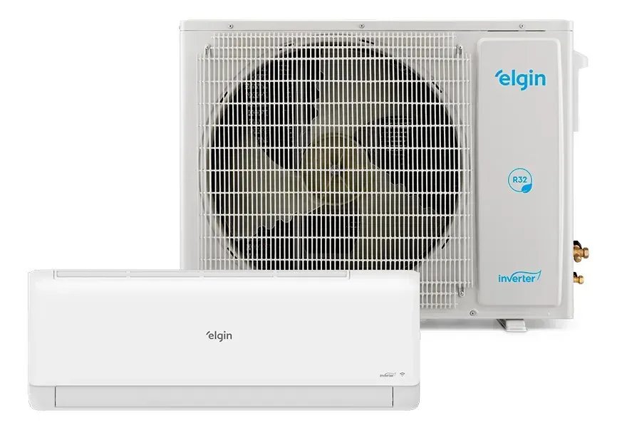 Ar-condicionado 9k Elgin Inverter Iii R-32 Quente Frio 220v Branco