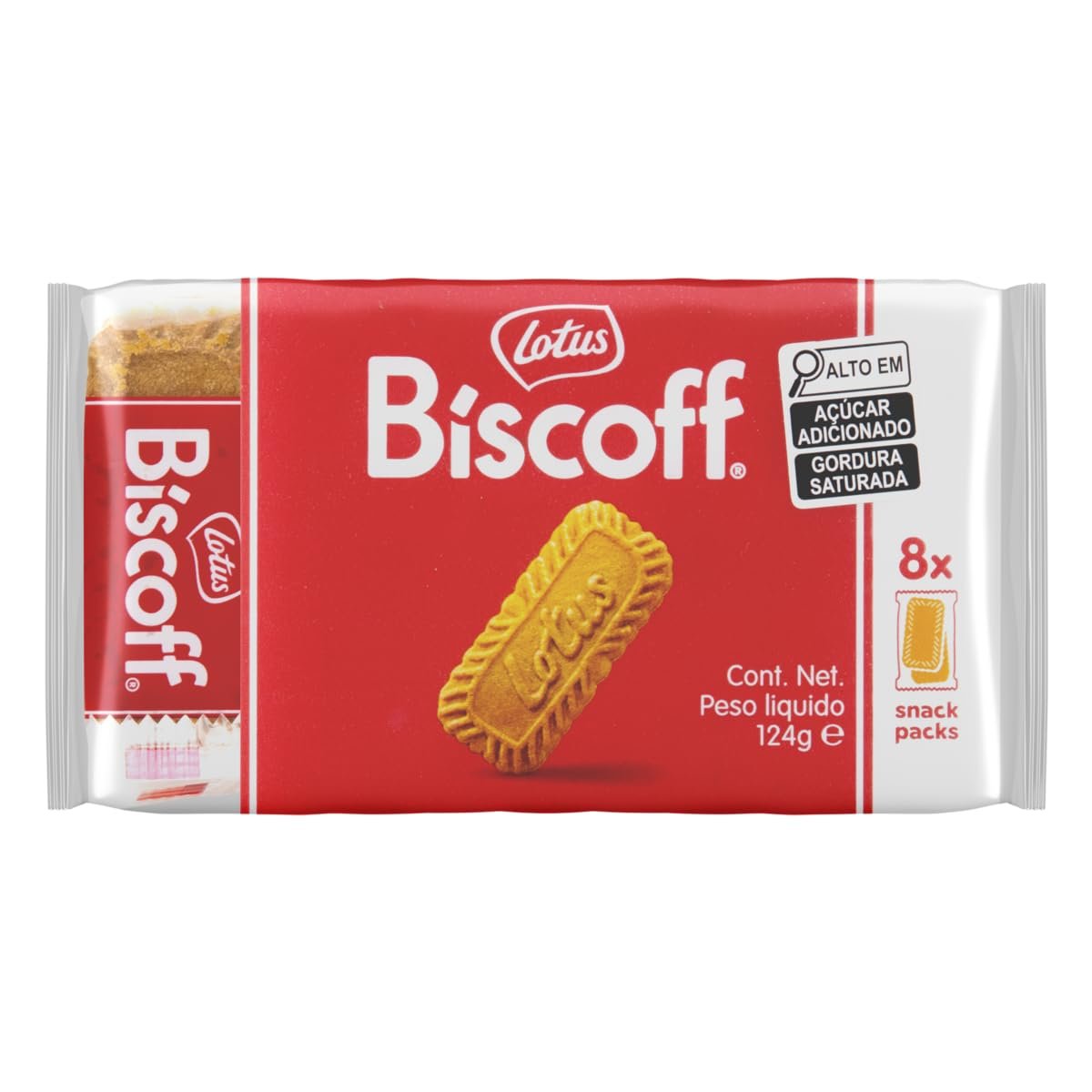 Lotus Biscoff Biscoito Doce Pacote 124G