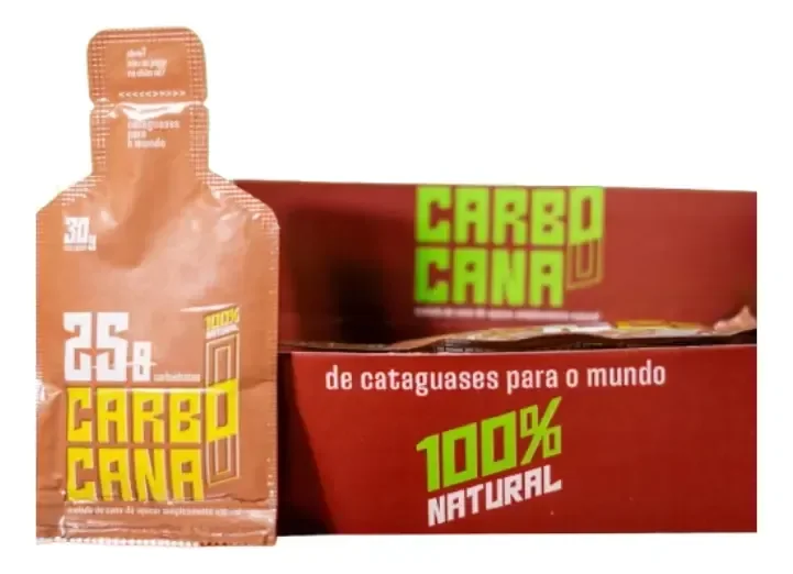Carbo Gel Carbocana - 10 Sachês 30g - Vegano Carb Up Carbocana