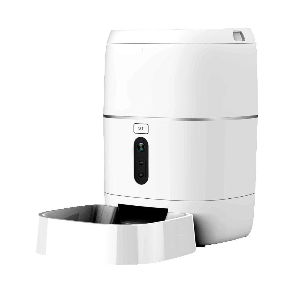 Alimentador Automático PET Comedouro Com Suporte Para Rede Inteligente, APP, Comando De Voz e Câmera 1080p  - Newpet