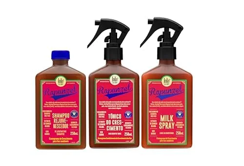 Kit Rapunzel (Shampoo + Tônico + Milk Spray) - Lola From Rio
