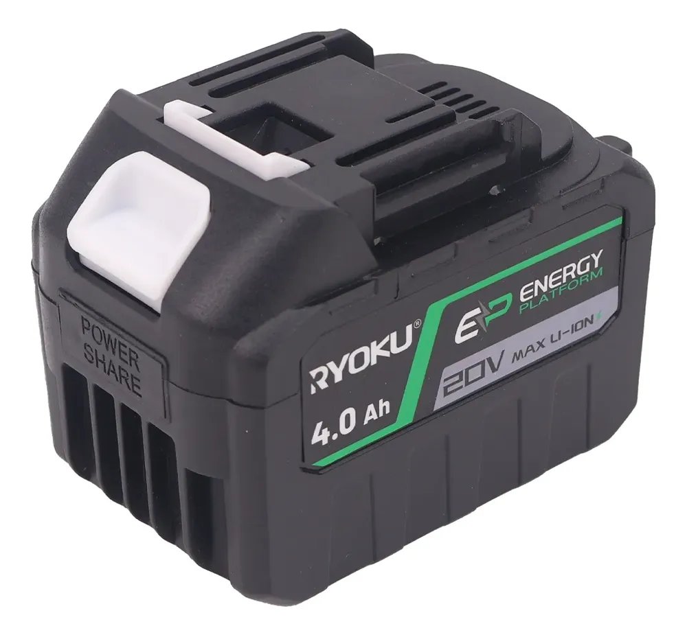 Bateria De Íon De Lítio Ryoku 20v Para Ferramentas Elétricas