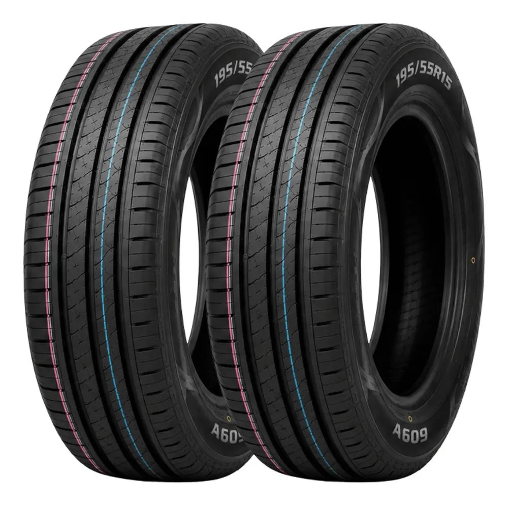 Kit 2 Pneus 195/55r15 85v Tl Aplus Aro 15 V