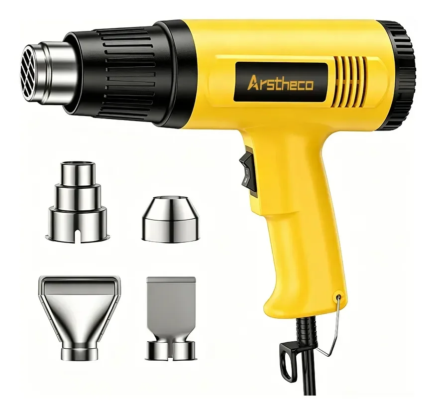 Soprador Térmico 2200w 220v Ar Quente Temperatura Até 550 °c Amarelo 220v