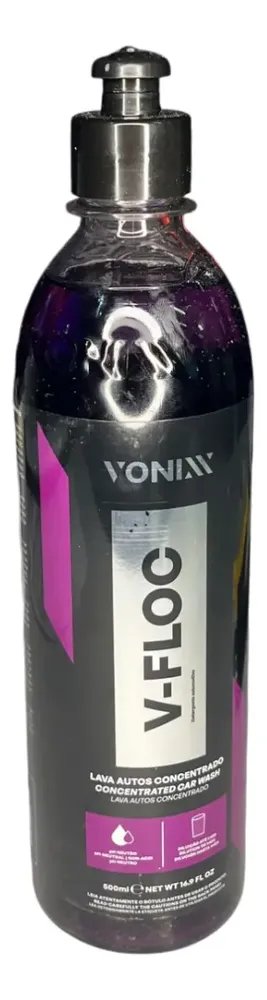 Shampoo Automotivo Concentrado Neutro Vonixx V-Floc 500ml Uva