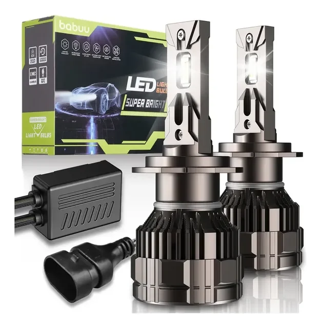 Par Lampada Ultra Led H7 H11 Hb3 Hb4 40000lm 300w Canbus