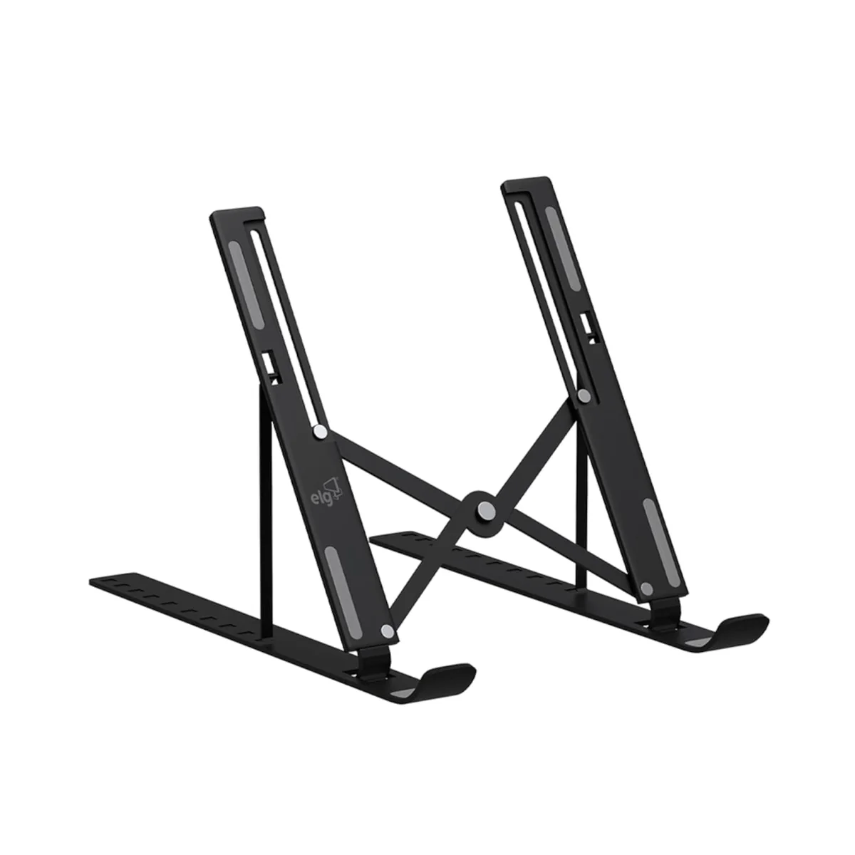 Suporte de Mesa Portátil para Notebook/Laptop de 10" a 17,3", 10 Níveis de Regulagem, Dobrável, Inclui Bolsa de Transporte, Preto, NTB8520B, ELG