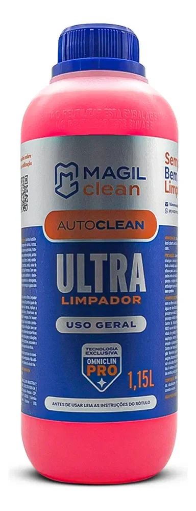 Magilclean - Ultra Limpador Auto Clean - Shampoo Automotivo Removedor Sujeiras 1,15 Litro