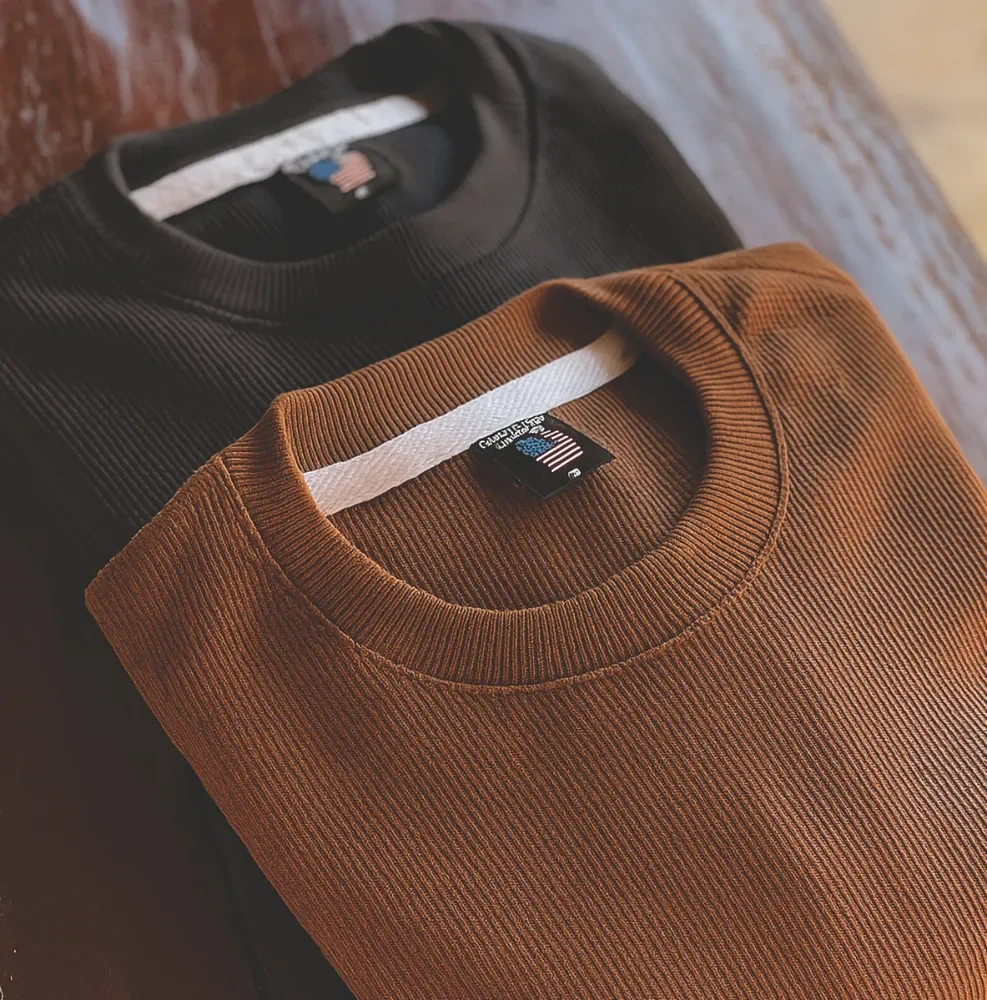 Kit 2 Camisetas Oversized Masculina Texturizado Premium Kit 2 Over - Preto Marrom M