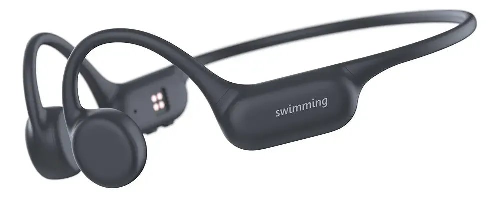 Fone Bluetooth Mp3 Condução Óssea Ipx8 Natação Sport 32g Bw Preto