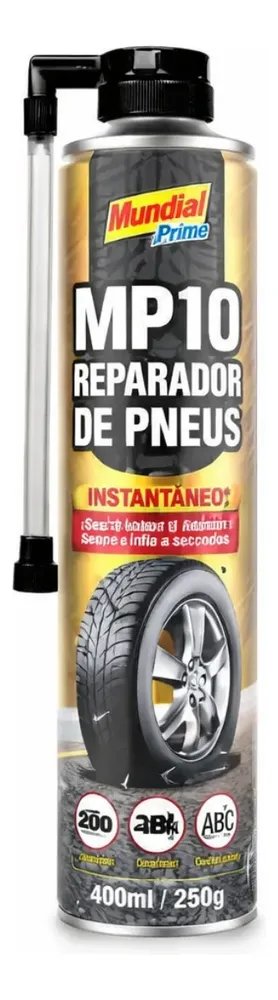 Reparador Veda Tampa Furo Pneu Instantâneo Carro Moto Bike