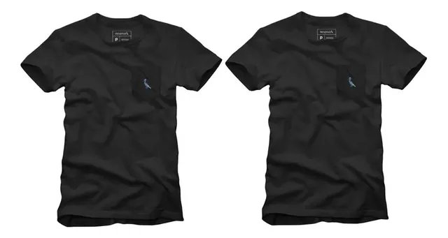 Kit 2 Camisetas Bolso Cb Pica-pau Xadrez Reserva