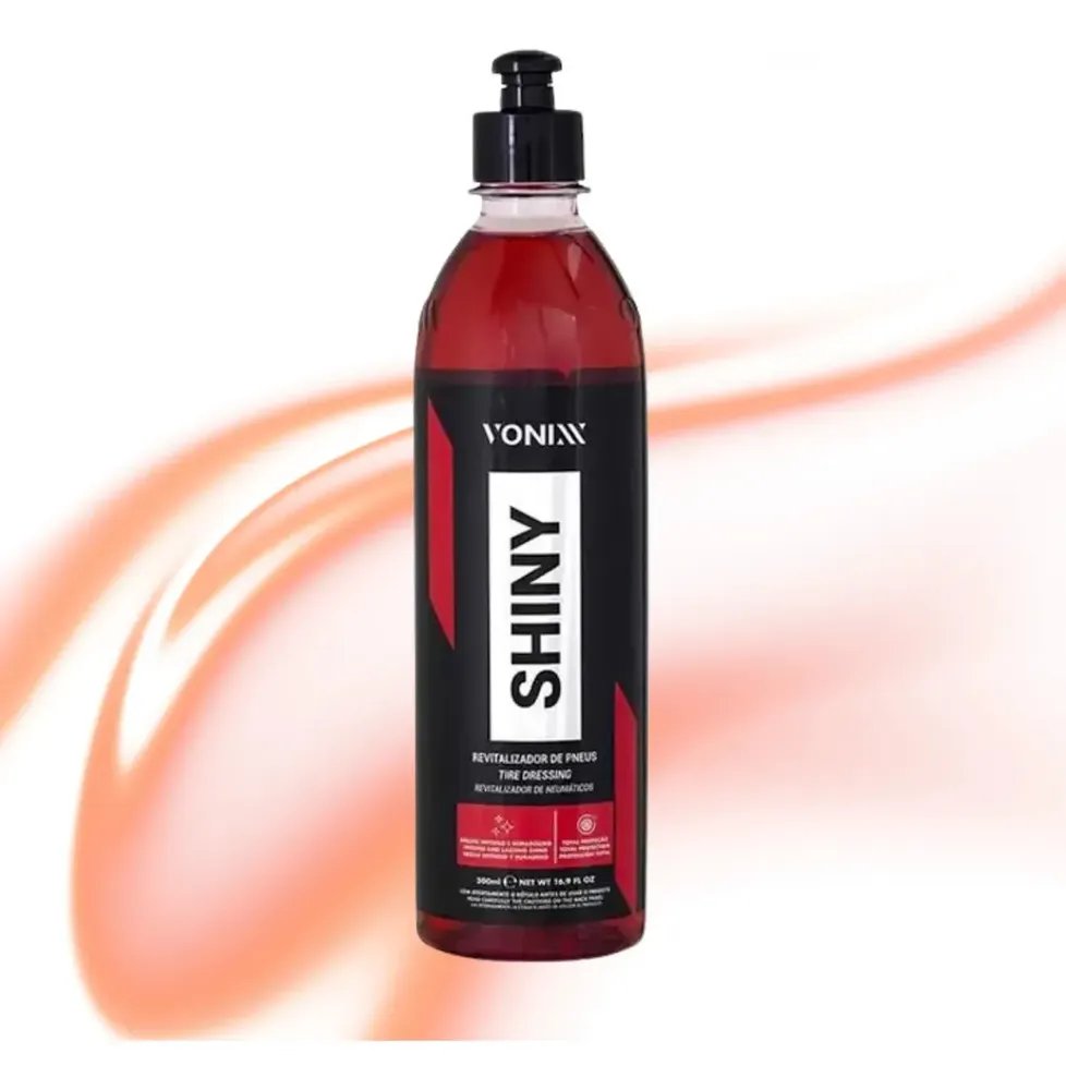 Shiny Revitalizador Pneu Pretinho Longa Duração Vonixx 500ml