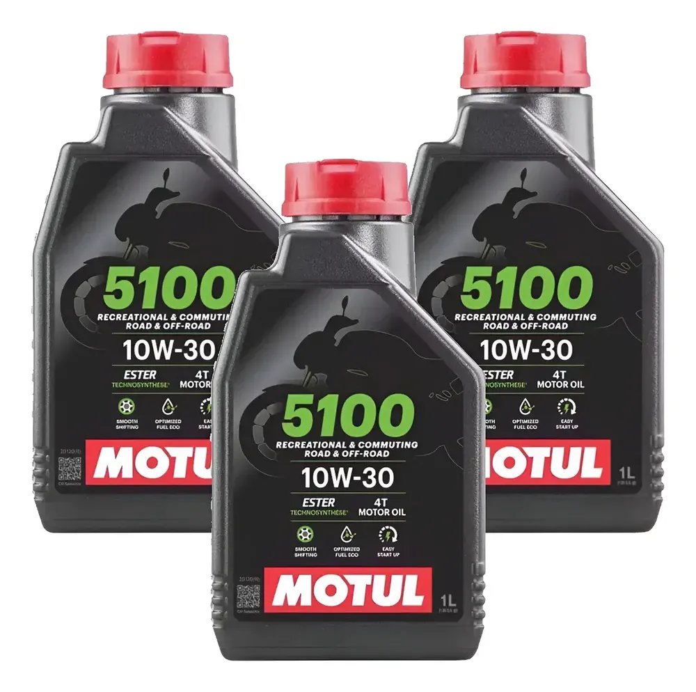 Kit Óleo Motul 5100 10w30 4t 3 Litros Motul