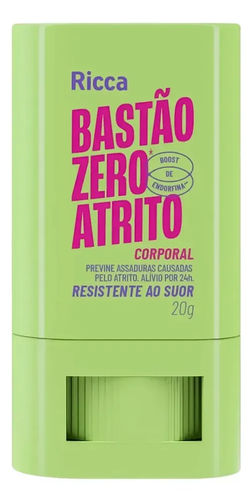 Bastão Ricca Zero Atrito Corporal 20g
