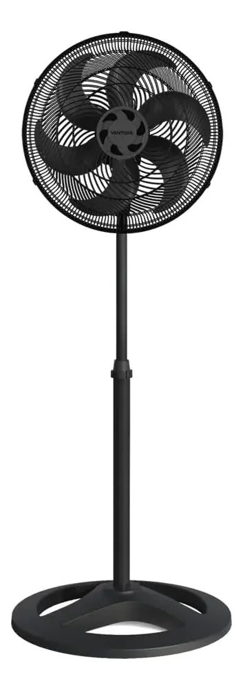 Ventilado De Coluna Turbo 6 Pás 40cm Preto Ventisol Diâmetro 40 Cm Frequência 80 Watts