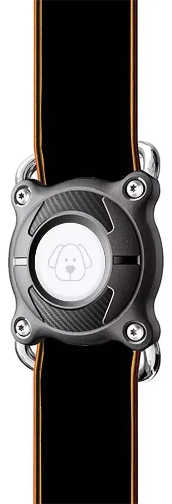 Suporte Armor A Prova D'água Coleira Cachorro Para Airtag Preto Carbon Look Indeterminado