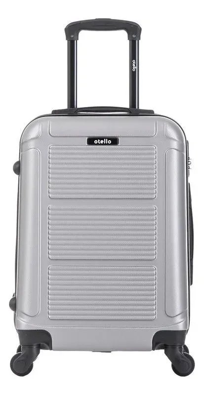 Mala De Bordo Viagem 15kg Rod 360 Cabine Prata