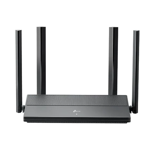 TP-Link EX1500 Roteador Wi-Fi 6 AX1500 banda dupla, 4 portas gigabit, cobertura até 140 m², 60 dispositivos, configuração em 3 etapas, EasyMesh, baixa latência