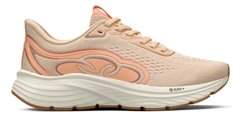 Tênis Feminino Veloz 3 Olympikus Pessego Claro Liso 36 Br