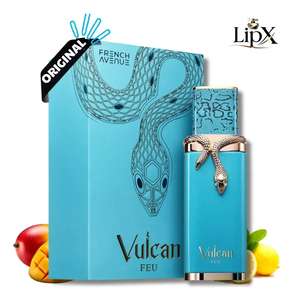 Perfume Eau De Parfum French Avenue Vulcan Feu 100ml Cítrico Frutado