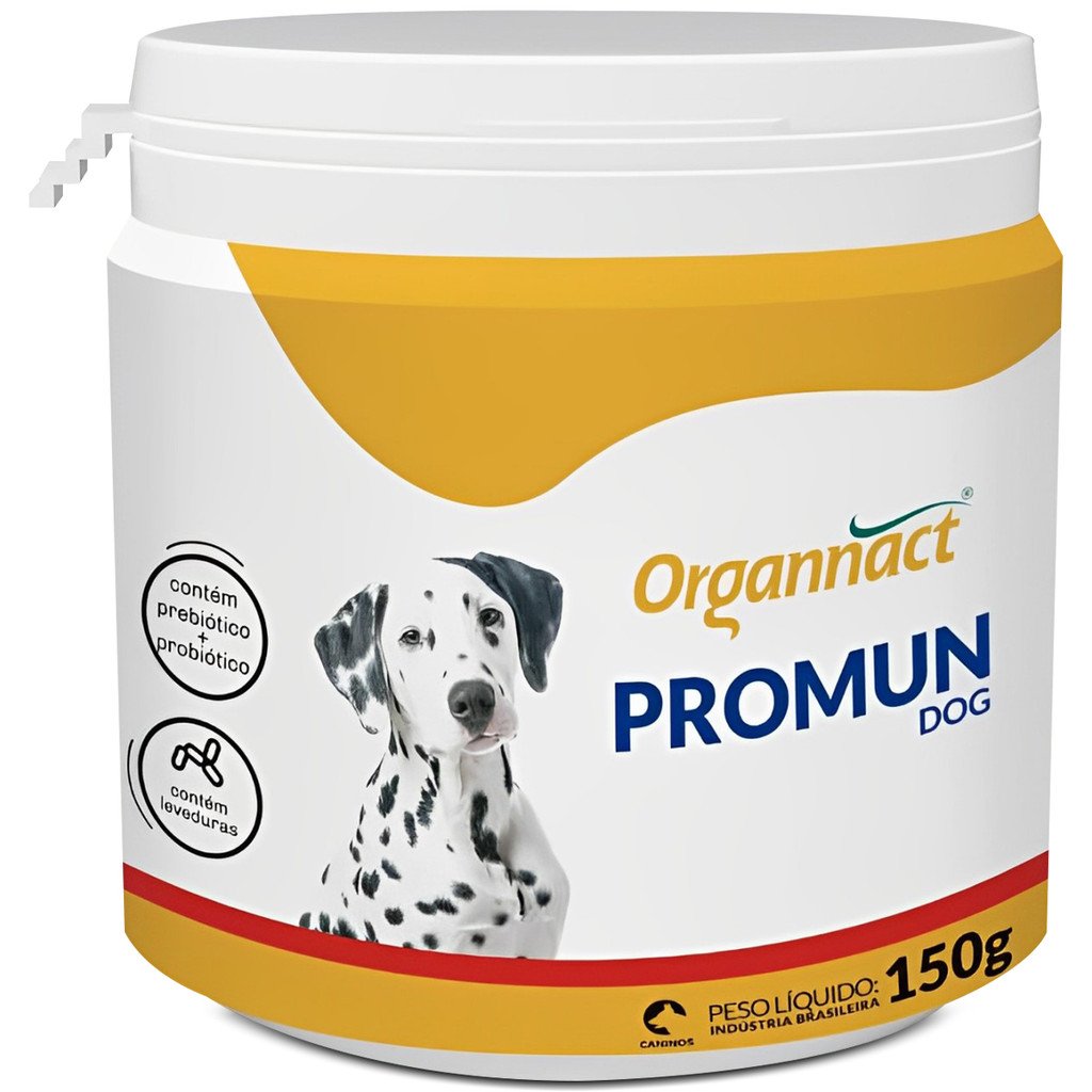 Suplemento Vitamínico Organnact Promun Dog 150g para Cães
