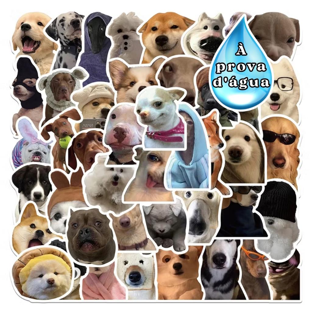 Cachorros Meme adesivos impermeável 25/50 unidades stickers