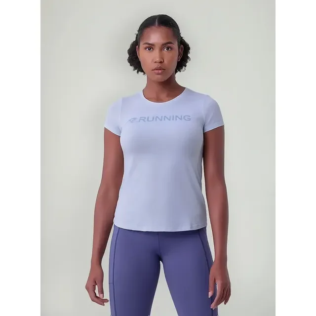 Camiseta Corrida Authen Keep Cool Running Azul Claro