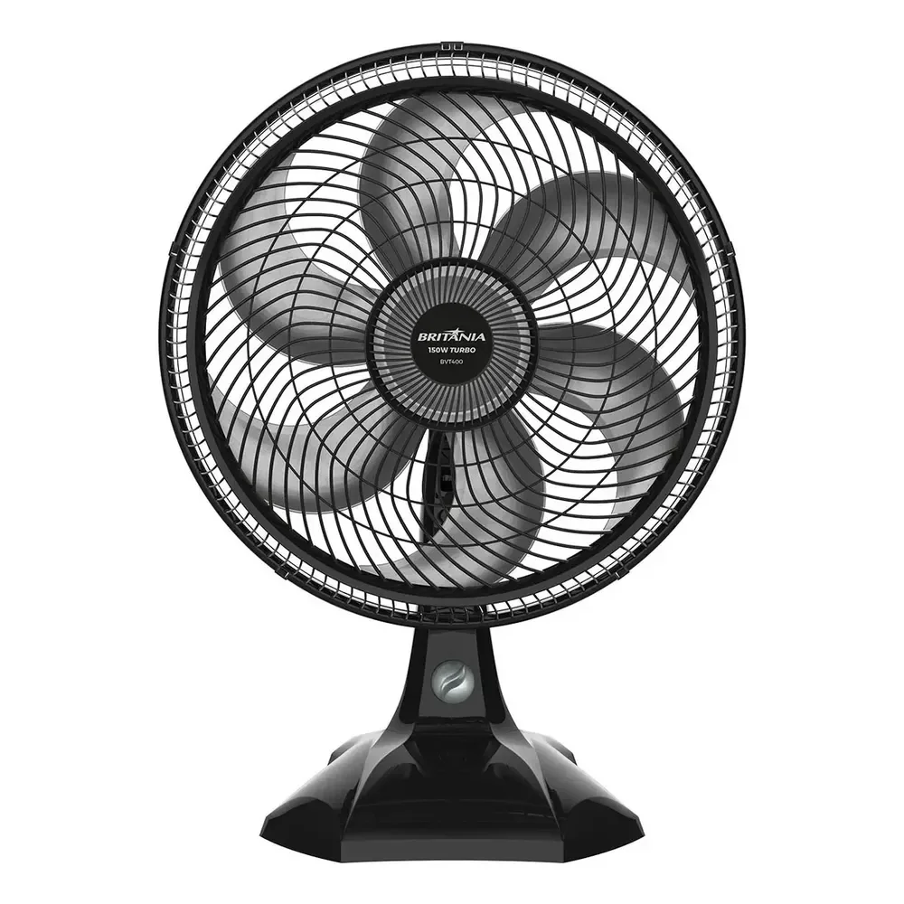 Ventilador Bvt400 2 Em 1 Maxx Force 150w Cor Preto Britânia 40 Cm 60 Preto 127v Cinza Plástico 6