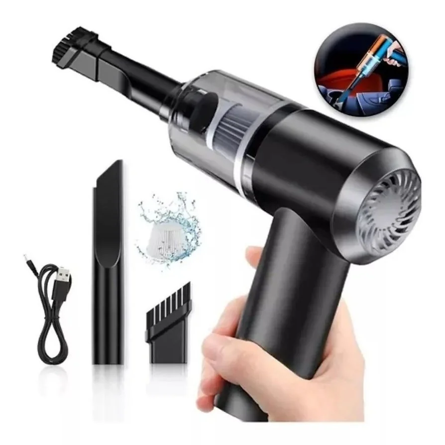 Mini Aspirador De Pó 3 em 1 a Vacuo Usb Portátil Recarregavel -SE8010
