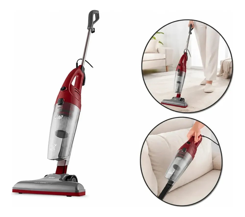 Aspirador de Pó Vertical e Portátil WAP High Speed Plus 1350W 3 em 1