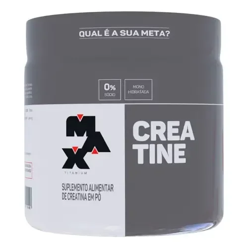 Creatina 150g Creatina Monohidratada Max Titanium Sem Sabor Alta Pureza
