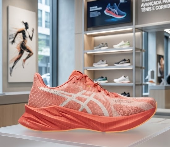 Tênis Feminino de Corrida Dynablast Asics Rosa