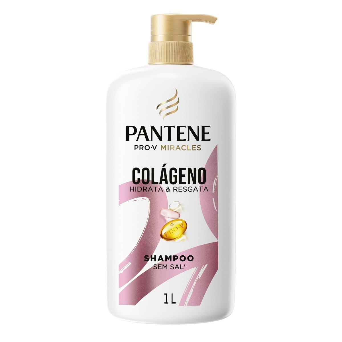 Pantene Pro-V Miracles Shampoo Colágeno Hidrata e Resgata 1L
