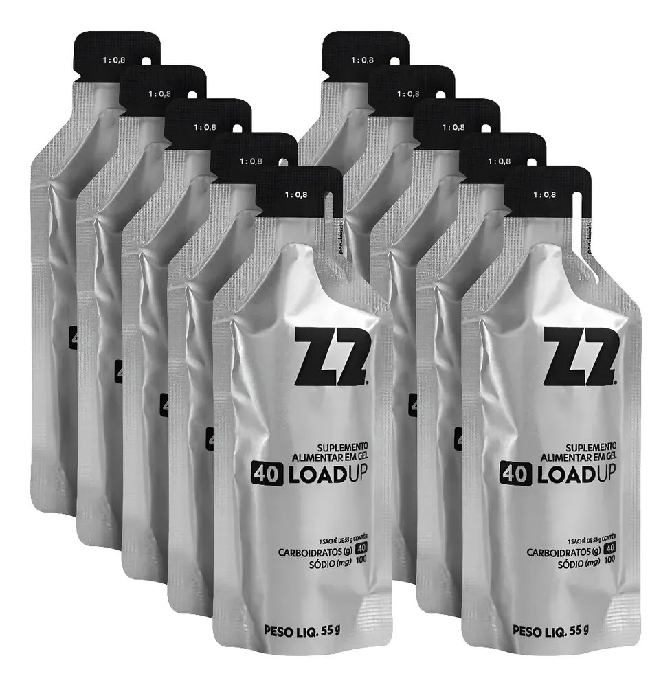 Energy Gel Z2 Original 40 Carb Box 10uni Sachê 55g Original