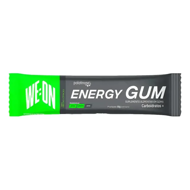 Energy Gum Goma De Carboidrato Energética 50g Sabores We-on