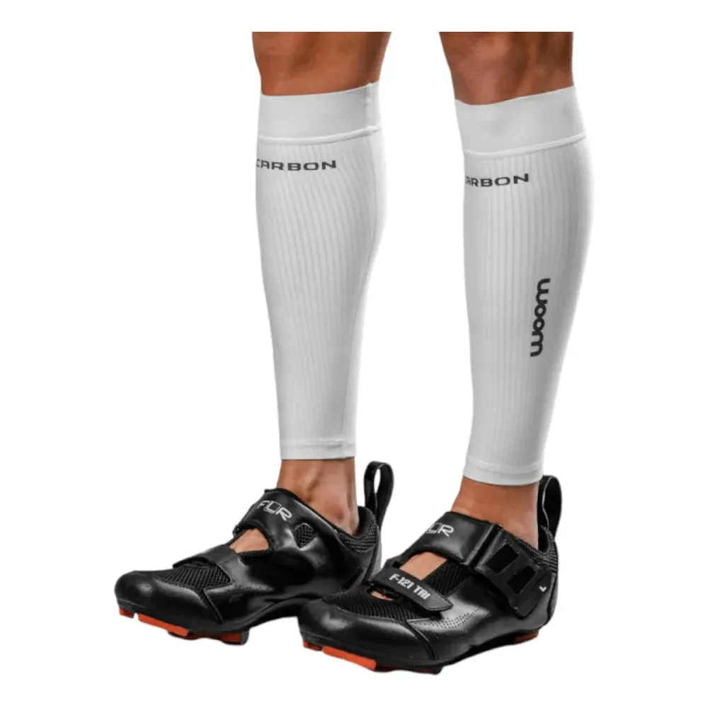 Pernito (aero Calf) Woom Carbon Unissex Cor Branco Tamanho Gg