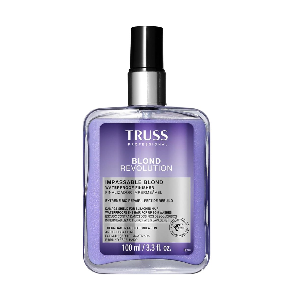 Truss Blond Revolution Impassable | Finalizador Impermeável para Cabelos Loiros | 100ml