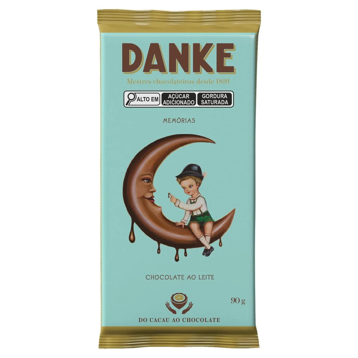 Chocolate ao Leite Danke Memórias Pacote 90g