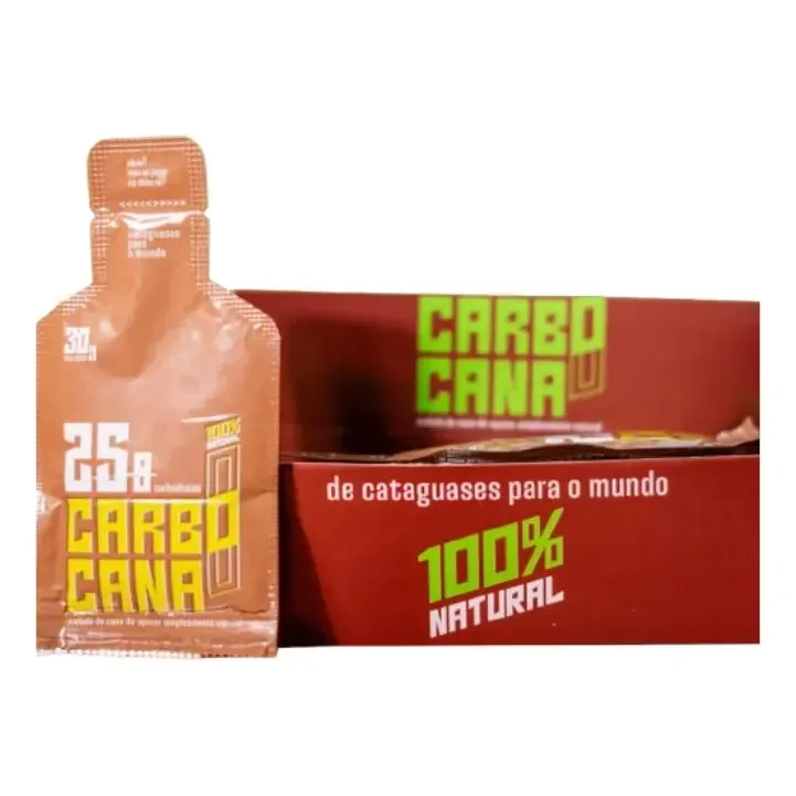 Carbo Gel Carbocana - 10 Sachês 30g - Vegano Carb Up Carbocana
